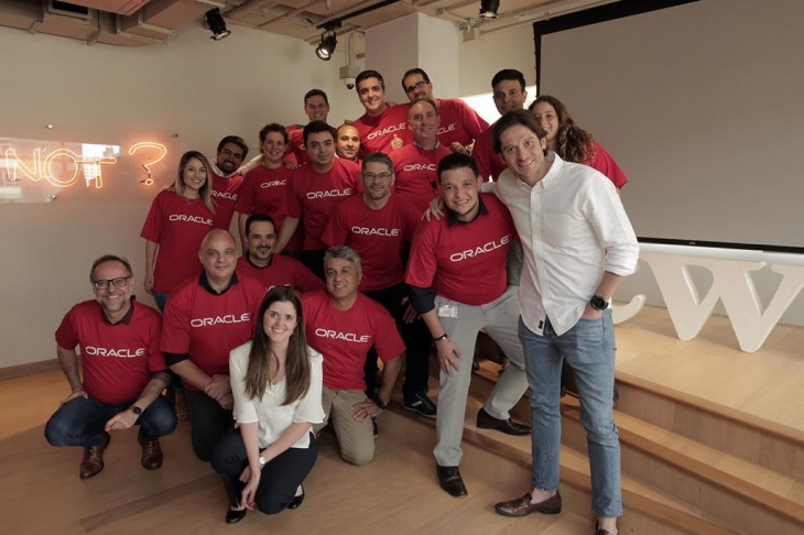 A Oracle Brasil agora tem uma unidade de trabalho no WeWork de Belo Horizonte. Foto: Divulgação.