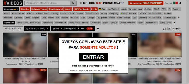 Talvez não o melhor conteúdo para acessar no trabalho pessoal.