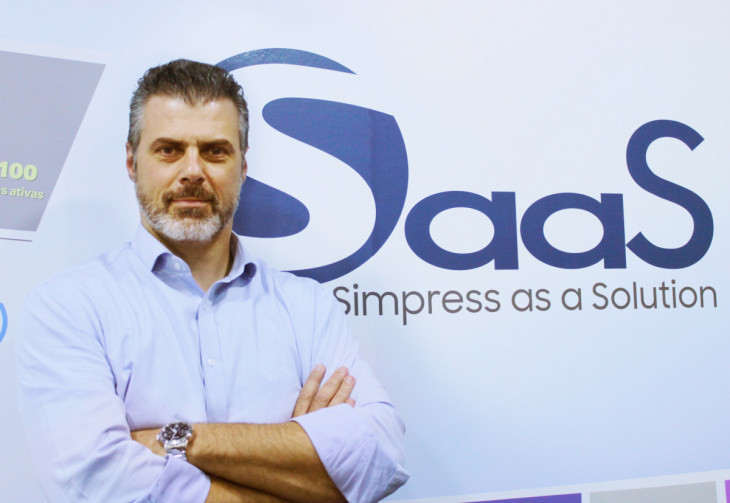 Daniel Brentano, gerente comercial da Simpress em Porto Alegre. Foto: Divulgação.