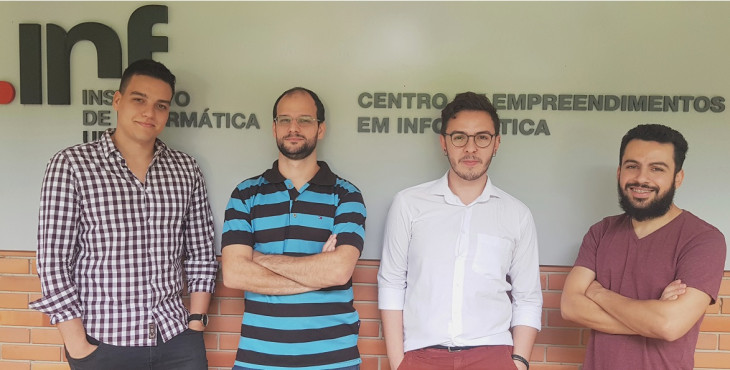 Marcos Maierhofer, Luiz Rossi, Luís Mercado e Alan Santos.