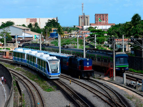 O metrô de Recife recebe mais de 400 mil passageiros diários. Foto: Divulgação.