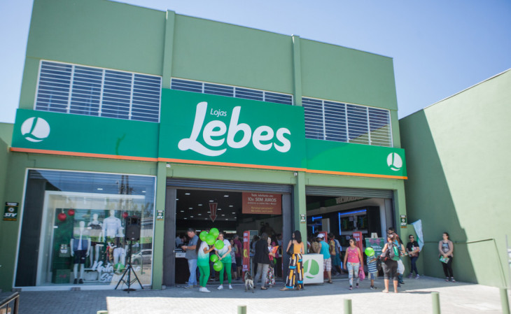 A rede Lojas Lebes está presente em mais de 100 municípios. Foto: Divulgação.