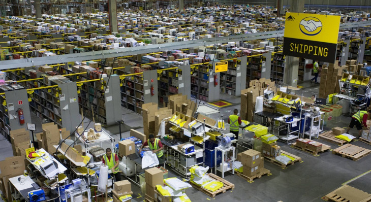 Centro de distribuição do Mercado Livre. Foto: Divulgação.