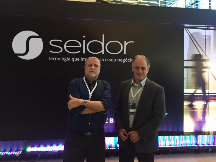 Marcello Thiemann e Renato Sisto da Seidor Brasil.