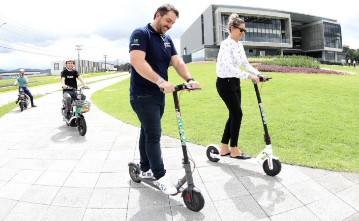 Os testes da AllMobility ocorrem inicialmente dentro do Perini Business Park Foto: André Kopsch.