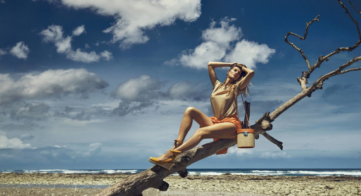 Gisele Bündchen é a garota propaganda da Arezzo. Foto: Divulgação.