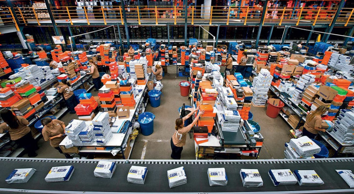 Centro de distribuição da Netshoes. Foto: Divulgação.