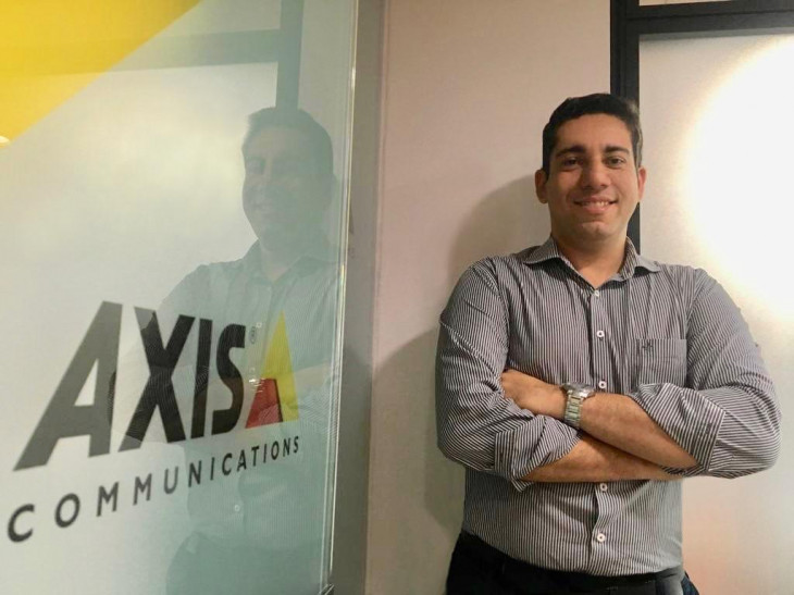 Nabyael Barros, gerente de vendas da Axis para a região Nordeste. Foto: Divulgação.