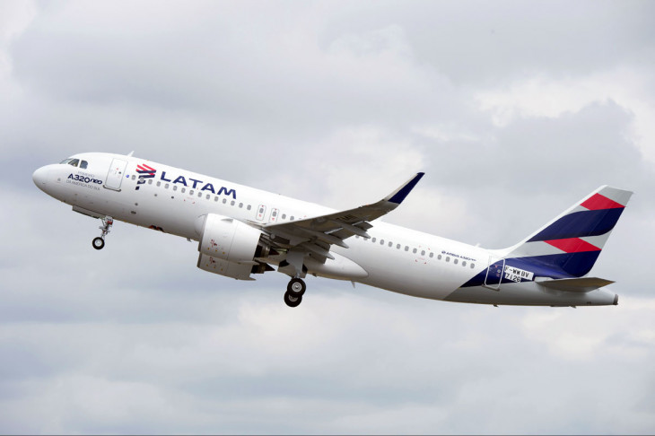 O Grupo Latam Airlines opera aproximadamente 1,3 mil voos diários. Foto: Divulgação.