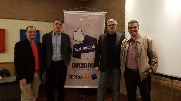 Daniel Hallmann, Daniel Misturini, Daniel Scherer e Ricardo Nizoli.