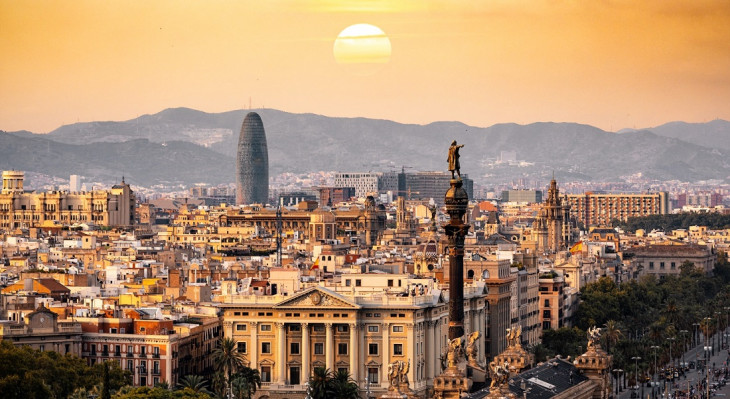 Vista de Barcelona. Fofo: Pexels.