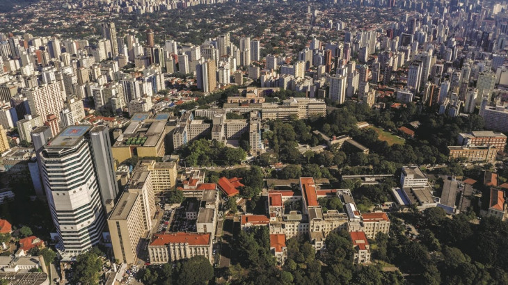 Novo espaço de inovação no HC salas compartilhadas, salas privativas, auditório e sala de design. Foto: Divulgação.