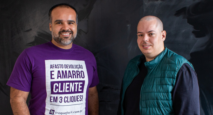 Leonardo Frade Maciel e Cristian Trentin, fundadores da Send4. Foto: Divulgação.