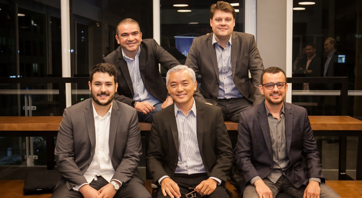 Delton Batista, Marcus Rocha, Daniel Eduardo de Araújo, Haroldo Sato e Anderson de Andrade.