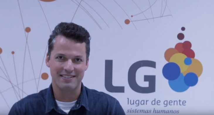 Felipe Azevedo, vice-presidente da LG Lugar de Gente. Foto: Reprodução/Youtube/LG Lugar de Gente.