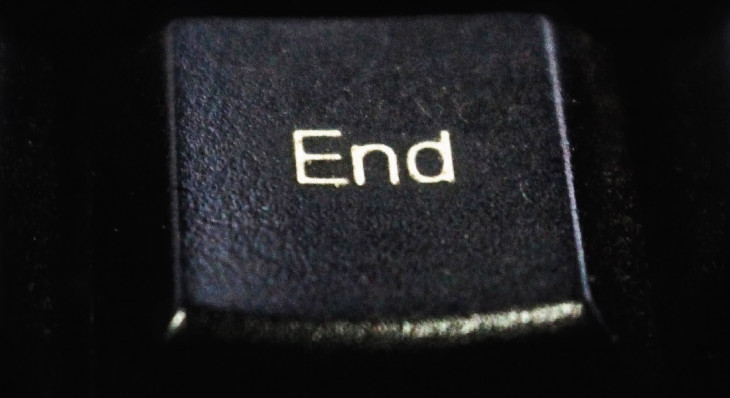 THE END. Foto: Pixabay.