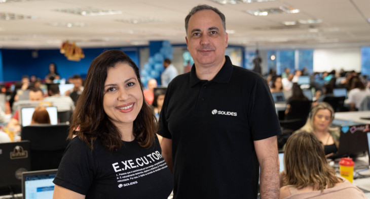 Mônica Hauck e Alessandro Garcia, fundadores da Sólides. Foto: Divulgação.