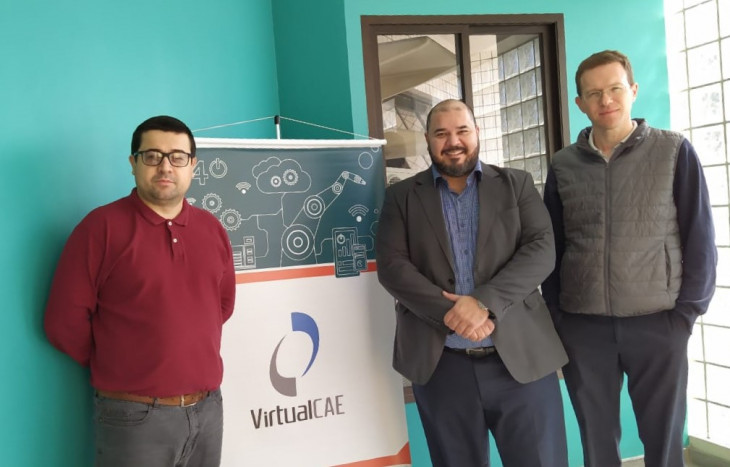 Leandro Garbin, Alfredo de Seta e Valmir Fleischmann.