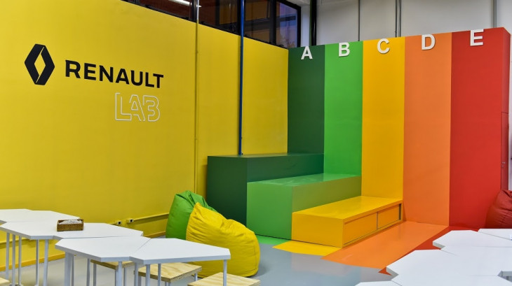 O novo laboratório em Curitiba integra o ecossistema de inovação da Renault no Brasil. Foto: Divulgação.