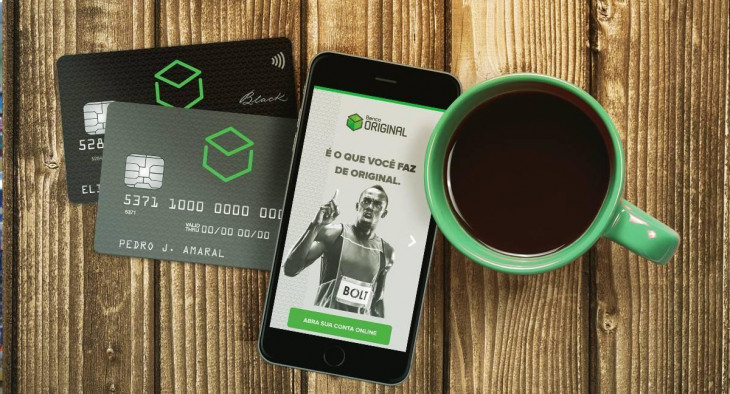 O Banco Original quer chegar a 2,5 milhões de contas abertas até o final de 2019. Foto: Divulgação.