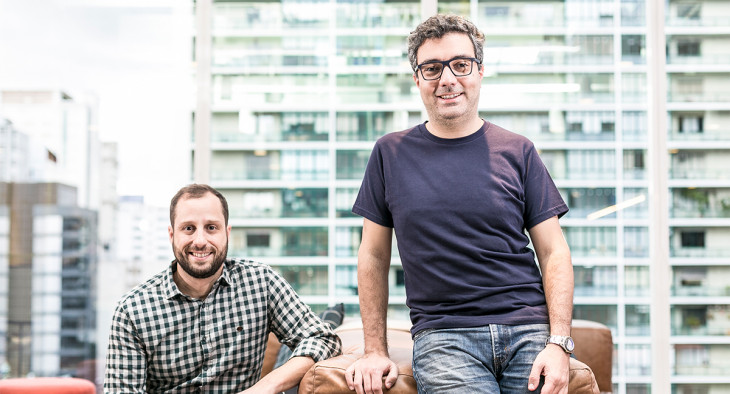 André Penha e Gabriel Braga, fundadores do QuintoAndar. Foto: Divulgação.