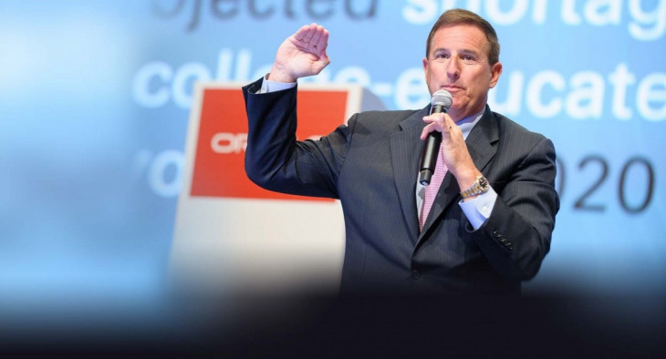 Mark Hurd, co-CEO da Oracle, veio ao Brasil pelo menos cinco vezes.