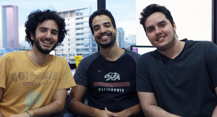 Gustavo Gracitelli (CEO), Leonardo Liborio (COO) e Abraão Barros (CTO), sócios da Bynd. Foto: Divulgação.