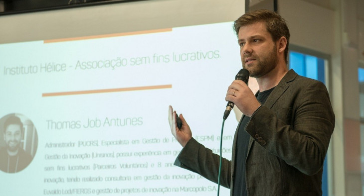 Thomas Job Antunes, executivo do Hélice. Foto: Divulgação.