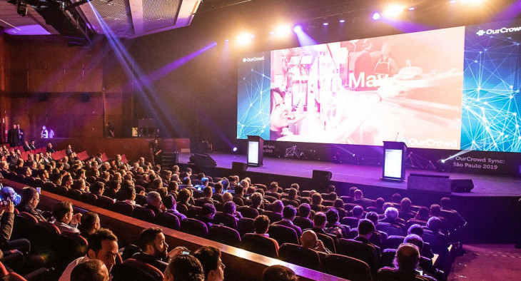 Para marcar sua entrada no Brasil, OurCrowd realizou um evento em São Paulo. Foto: Divulgação.