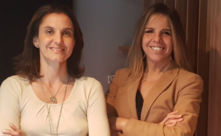 Carina Donida e Cláudia Aragón. Foto: Divulgação.