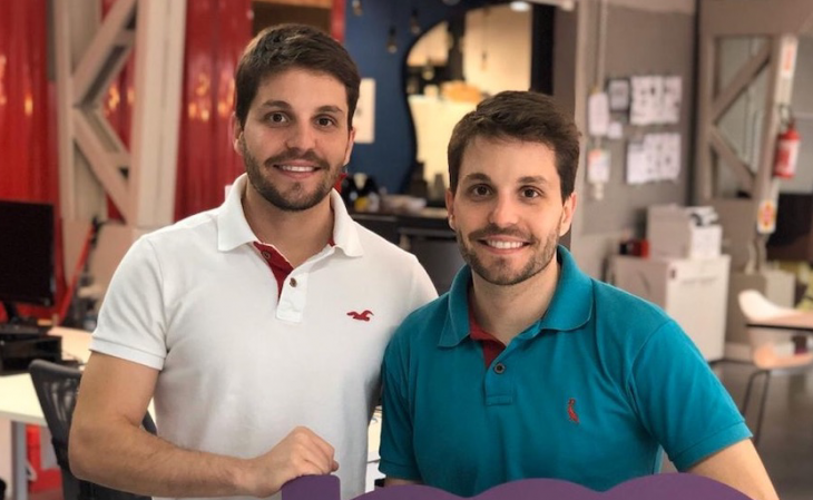 Irmãos gêmeos Tomás e Celso Ferrari, fundadores da GeekHunter. Foto: divulgação.