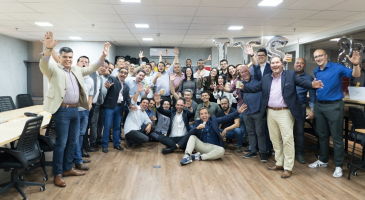 Equipe da ITS na nova sede em São Paulo.