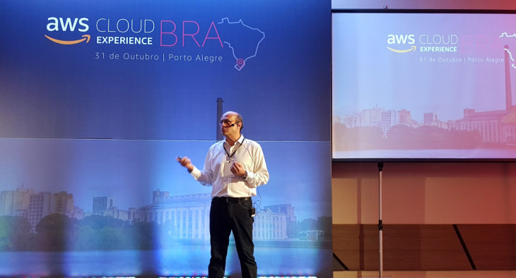 Cleber Morais, country manager da Amazon Web Services no Brasil. Foto: Baguete.