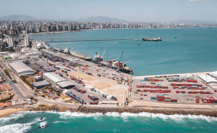 Após ataque, Porto de Mucuripe opera com emails externos e muitas operações manuais. Foto: Ministério dos Transportes.
