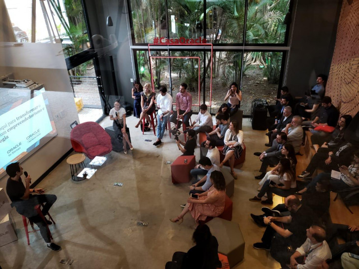 A Casa Oracle está situada no Co.W. Coworking Berrini. Foto: Divulgação.
