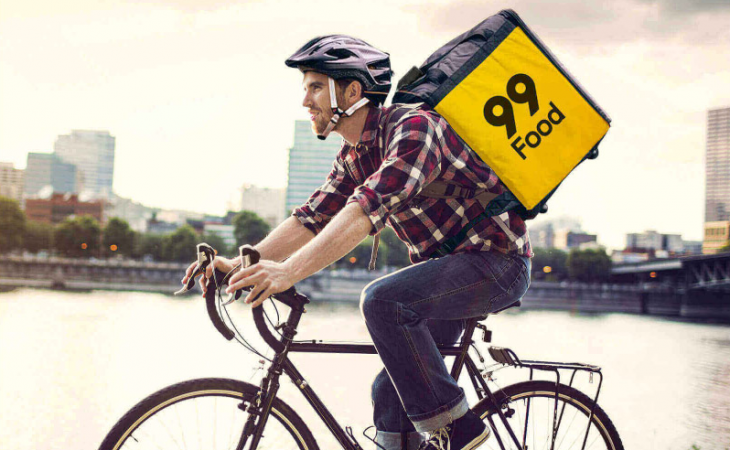 99 entra na competição com Uber Eats, Rappi e iFood. Foto: divulgação.