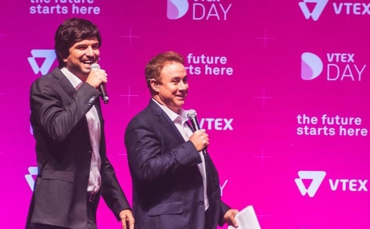 Geraldo Thomaz e Mariano Gomide, co-CEOs da VTEX. Foto: Divulgação.