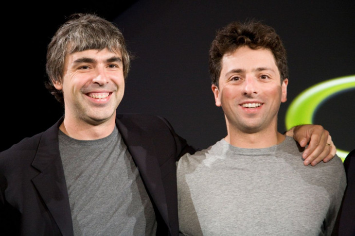 Larry Page e Sergey Brin.