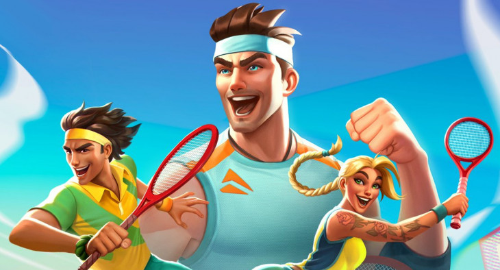 O jogo Tennis Clash está hoje entre os 10 jogos mais baixados em mais de 100 países. Imagem: Divulgação.