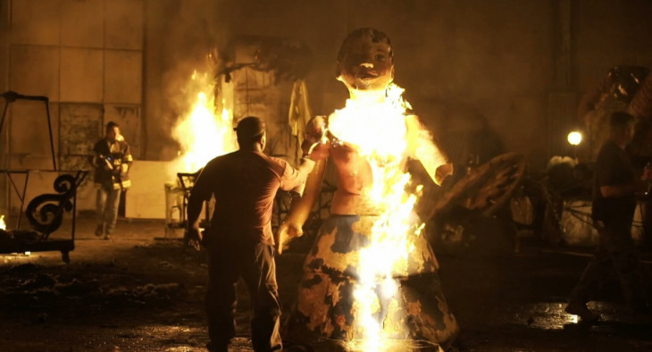 Vídeo conta história de incêndio em escola de samba. Foto: divulgação.