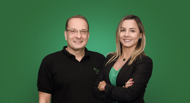 Marcio Estefan e Aline Ferreira.