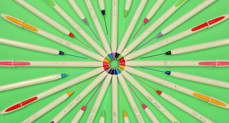 Com mais de 75 anos, a Bic comercializa itens em 160 países. Foto: divulgação.