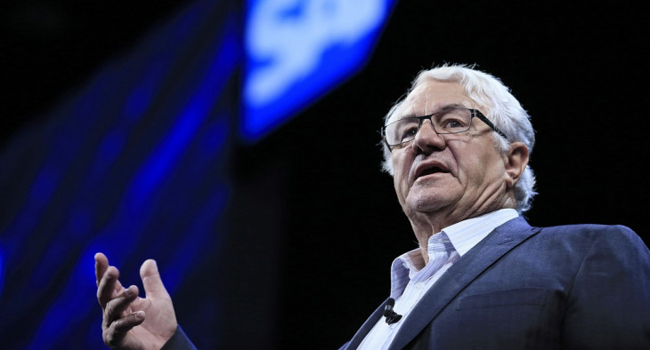 Fundador da SAP, Plattner não mediu palavras. Foto: SAP.