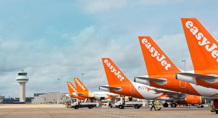 Fundada em 1995, a EasyJet opera em 137 destinos da Europa. Foto: divulgação.