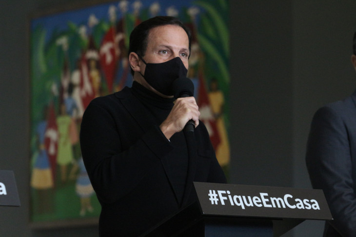 João Doria, governador do estado de São Paulo. Foto: Governo do Estado de São Paulo.