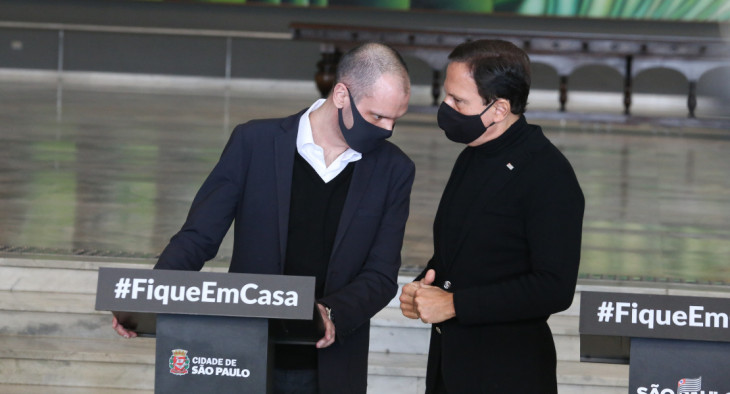 Nesta semana, a capital paulista registrou uma média 2,3 mil casos de Covid-19 ao dia. Foto: Governo do Estado de São Paulo.