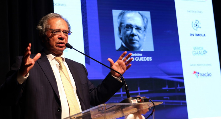 Paulo Guedes: "Vem aí um contrato de computação na nuvem desse tamanho". Foto: Wilson Dias/Agência Brasil