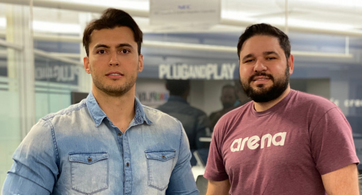 Paulo Martins (CEO) e Rodrigo Reis (CTO), fundadores da Arena. Foto: divulgação.