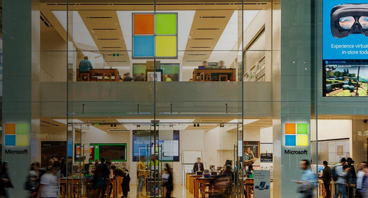 Loja da Microsoft. Estratégia era copiar a Apple, mas não deu certo. Foto: DIvulgação.