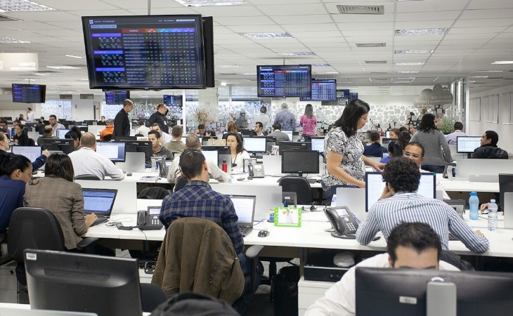 Funcionários da Atento. Foto: Divulgação.